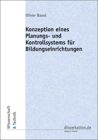 Konzeption eines Planungs- und Kontrollsystems für Bildungseinrichtungen