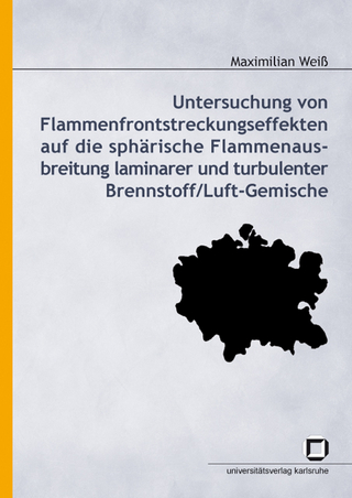 Untersuchung von Flammenfrontstreckungseffekten auf die sphärische Flammenausbreitung laminarer und turbulenter Brennstoff/Luft-Gemische