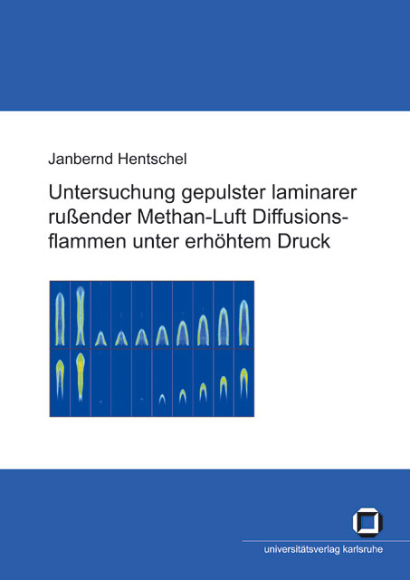 Untersuchung gepulster laminarer russender Methan-Luft-Diffusionsflammen unter erh&ouml;htem Druck - Janbernd Hentschel