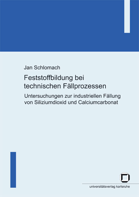 Feststoffbildung bei technischen F&auml;llprozessen - Jan Schlomach