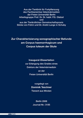 Zur Charakterisierung sonographischer Befunde am Corpus haemorrhagicum und Corpus luteum der Stute
