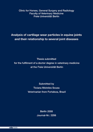 Analysis of cartilage wear particles in equine joints and their relationship to several joint diseases