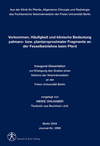 Vorkommen, Häufigkeit und klinische Bedeutung palmaro- bzw. plantaroproximaler Fragmente an der Fesselbeinlehne beim Pferd