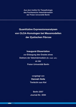 Quantitative Expressionsanalysen von CLCA-Homologen bei Mausmodellen der Zystischen Fibrose