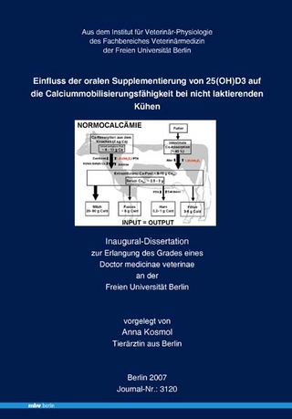 Einfluss der oralen Supplementierung von 25(OH)D3 auf die Calciummobilisierungsfähigkeit bei nicht laktierenden Kühen