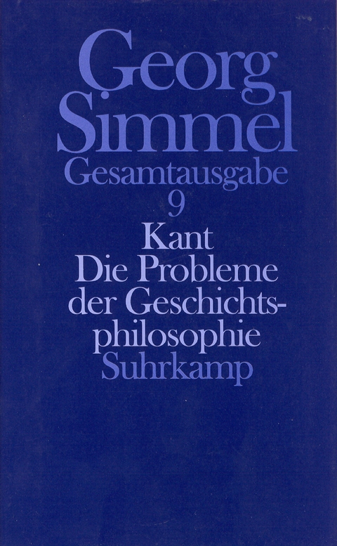 Gesamtausgabe in 24 B&auml;nden - Georg Simmel
