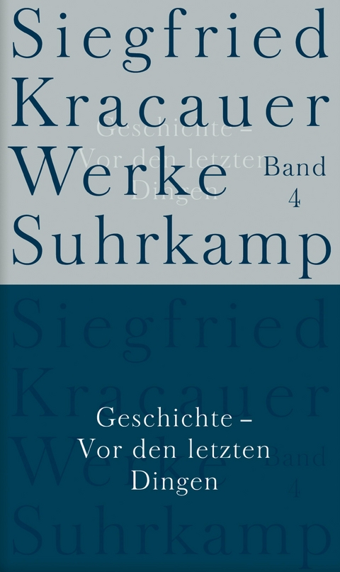 Werke in neun Bänden - Siegfried Kracauer