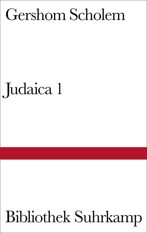 Judaica I - Gershom Scholem