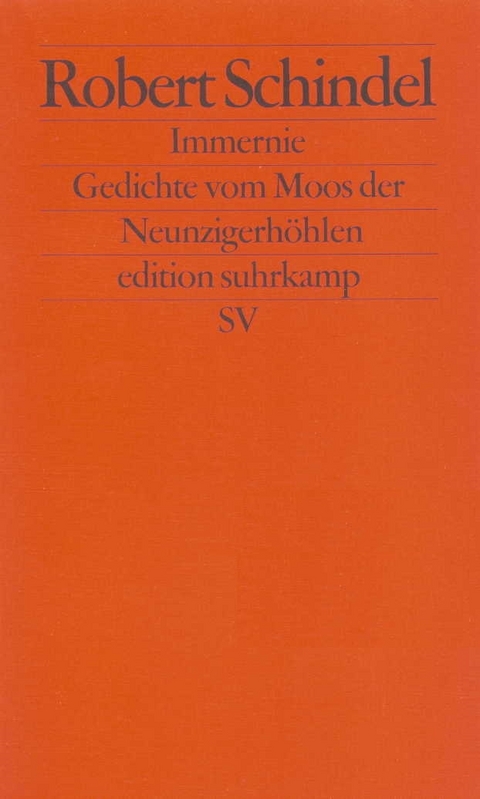 Immernie - Robert Schindel