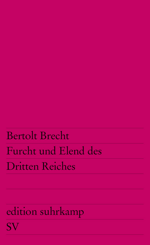 Furcht und Elend des Dritten Reiches - Bertolt Brecht