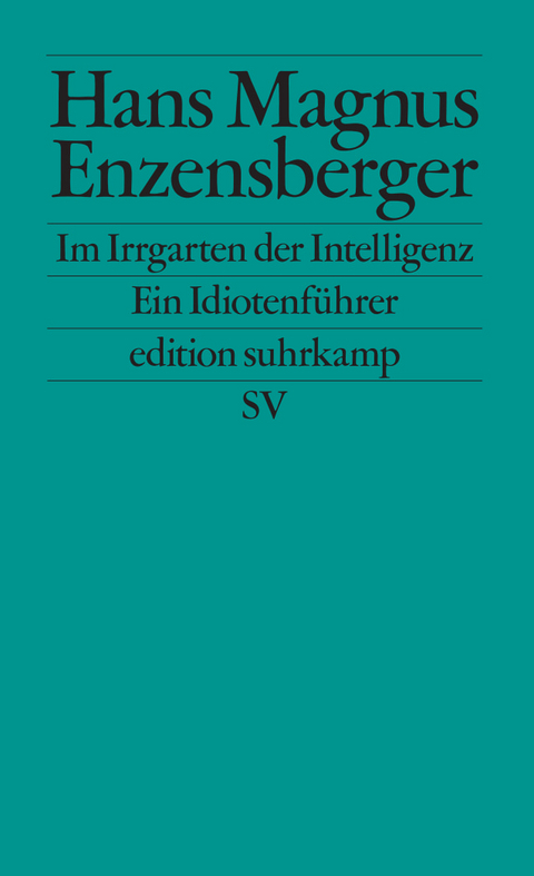 Im Irrgarten der Intelligenz - Hans Magnus Enzensberger