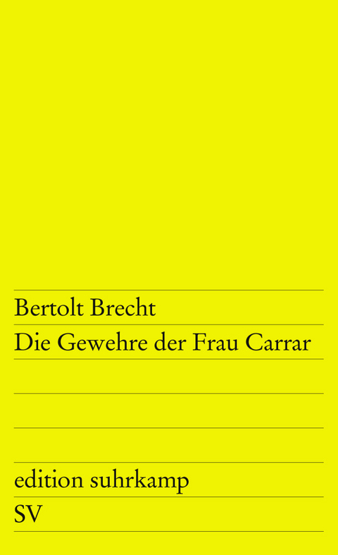 Die Gewehre der Frau Carrar - Bertolt Brecht