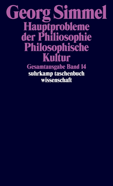 Gesamtausgabe in 24 B&auml;nden - Georg Simmel