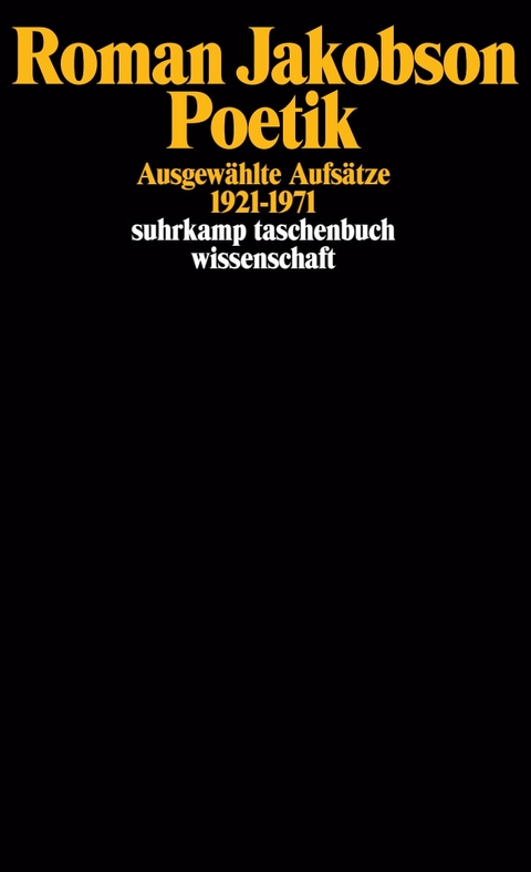 Poetik - Roman Jakobson