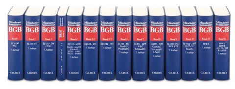 M&uuml;nchener Kommentar zum B&uuml;rgerlichen Gesetzbuch  Gesamtwerk - 