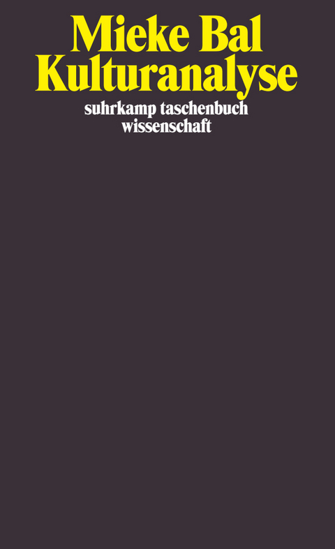 Kulturanalyse - Mieke Bal