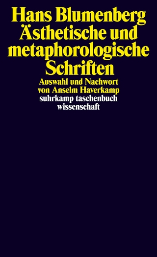 Ästhetische und metaphorologische Schriften