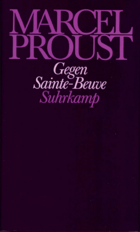 Werke. Frankfurter Ausgabe - Marcel Proust