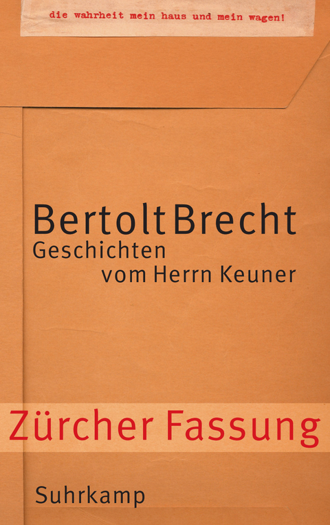 Geschichten vom Herrn Keuner - Bertolt Brecht