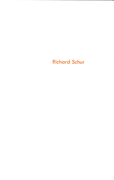 Richard Schur - Richard Schur