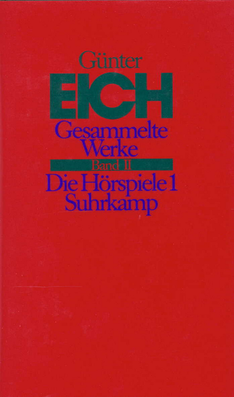 Gesammelte Werke in vier B&auml;nden. Revidierte Ausgabe - G&uuml;nter Eich