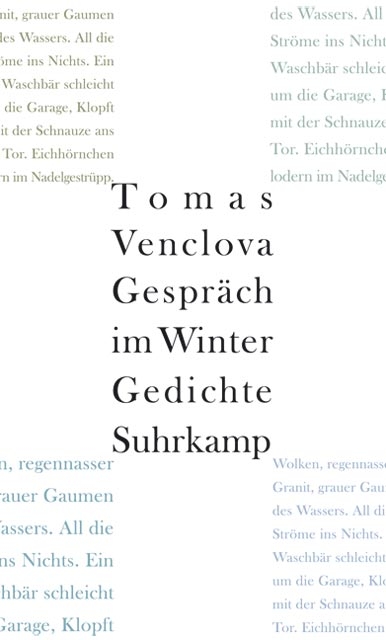 Gespr&auml;ch im Winter - Tomas Venclova