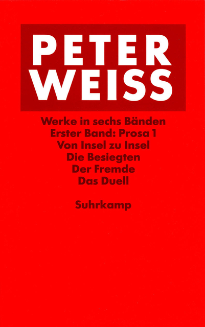 Werke in sechs B&auml;nden - Peter Weiss