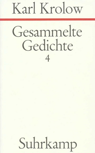 Gesammelte Gedichte. 4 Bände