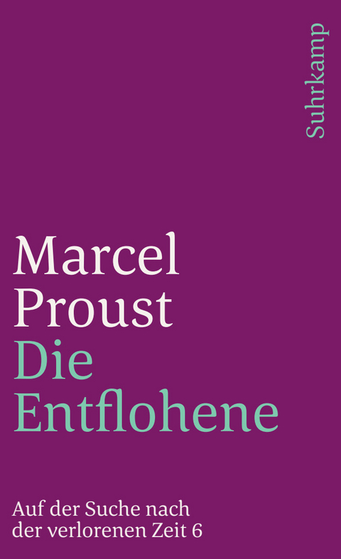 Auf der Suche nach der verlorenen Zeit. Zehn B&auml;nde in Kassette im suhrkamp taschenbuch - Marcel Proust