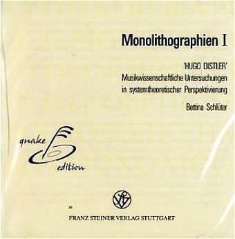 "HUGO DISTLER" - Bettina Schl&uuml;ter