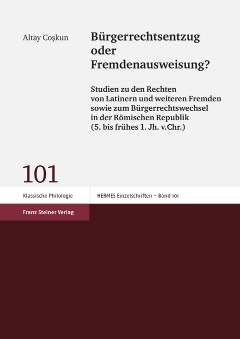 B&uuml;rgerrechtsentzug oder Fremdenausweisung? - Altay Coskun