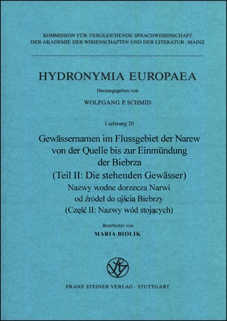 Gewässernamen im Flussgebiet der Narew von der Quelle bis zur Einmündung der Biebrza