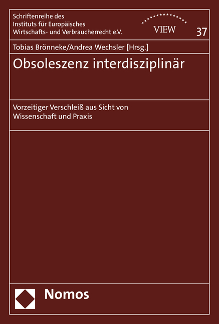 Obsoleszenz interdisziplin&auml;r - 