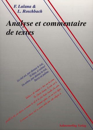 Analyse et commentaire de textes