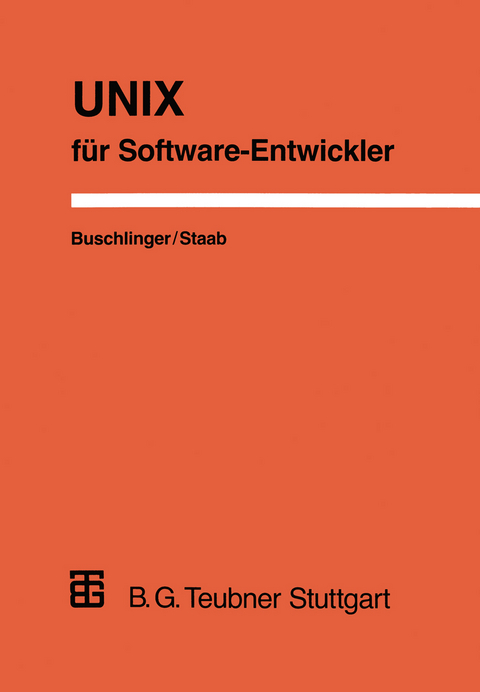UNIX für Software-Entwickler - Frank Staab