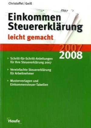 Einkommensteuererklärung 2007/2008 leicht gemacht