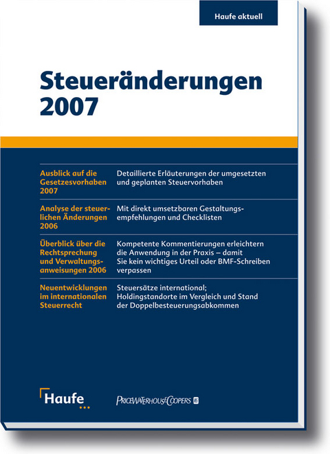 Steuer&auml;nderungen 2007