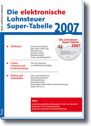 Die elektronische Lohnsteuer Super-Tabelle 2007
