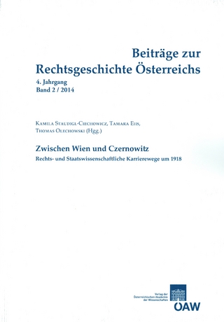 Beiträge zur Rechtsgeschichte Österreichs, 4. Jahrgang, Heft 2/2014