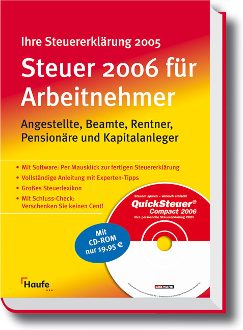 Steuer 2006 f&uuml;r Arbeitnehmer