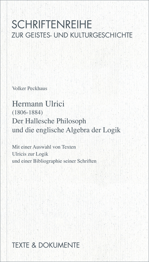 Hermann Ulrici (1806-1884) - Volker Peckhaus