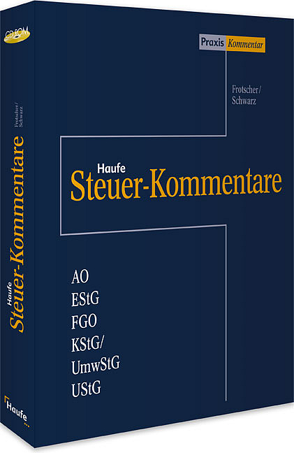 Haufe Steuer-Kommentare auf CD-ROM -  Frotscher,  Schwarz