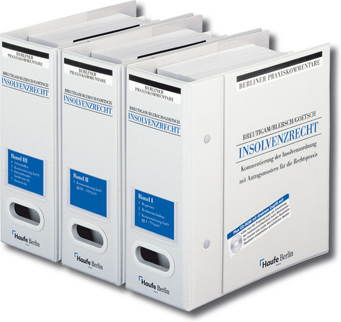 Berliner Kommentar Insolvenzrecht - J&uuml;rgen Blersch, Hans-W. Goetsch, Ulrich Haas