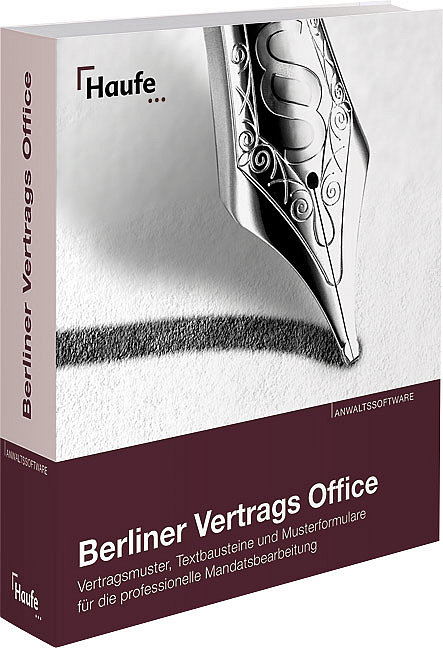 Haufe Berliner Vertrags Office -  VOLLMER,  Rakekte,  Rotter,  Giefe