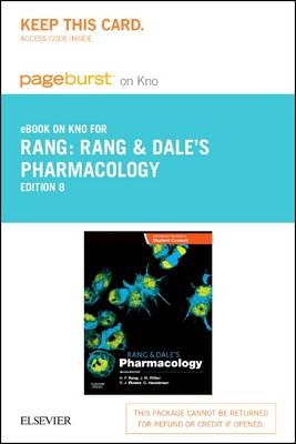 Rang & Dale's Pharmacology Elsevier eBook on Intel Education Study (Retail Access Card)