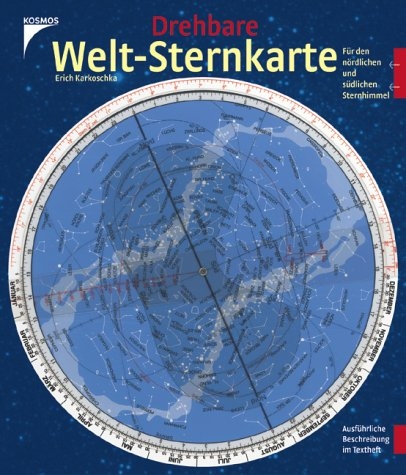 Drehbare Welt-Sternkarte - Erich Karkoschka