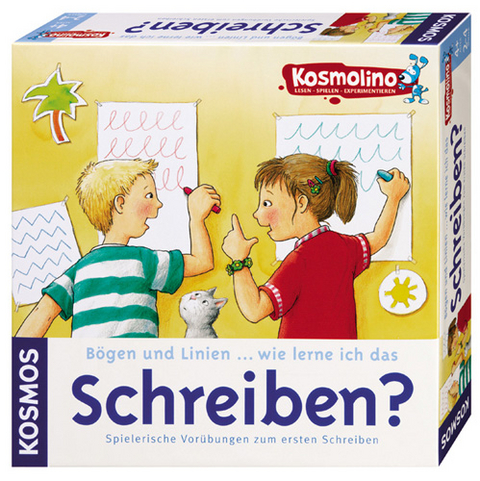 B&ouml;gen und Linien ...wie lerne ich das Schreiben? (Kinderspiel) - 