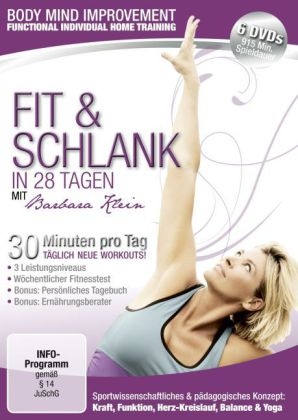 Body Mind Improvement - Fit & Schlank in 28 Tagen, 6 DVDs