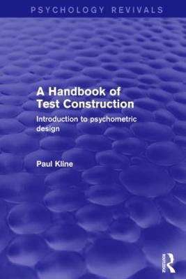 A Handbook of Test Construction - Paul Kline