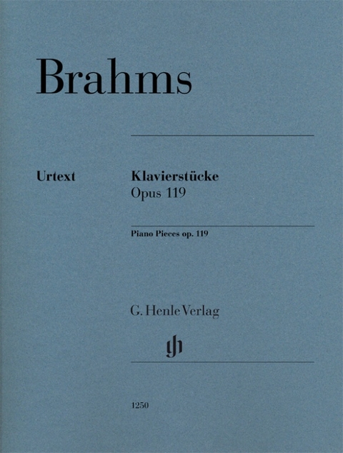 Johannes Brahms - Klavierstücke op. 119 - 